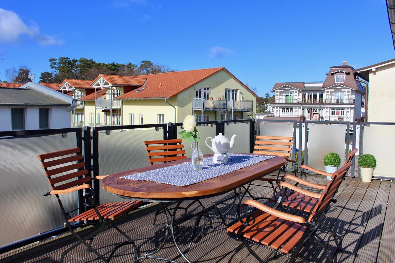 Strandnahe Fewo Mit 3 Schlafzimmern Und Balkon, Villa Vergissmeinnicht 02, Binz Esterno foto